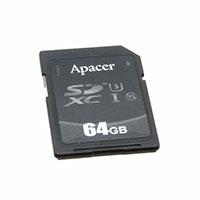 Apacer Memory America - AP-ISD064GIA-1CTM - MEM CARD SDHC 64GB CLASS 6 MLC