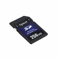 Apacer Memory America - AP-ISD256IS2B-3T - MEMORY CARD SD 256MB SLC