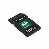 Apacer Memory America - AP-ISD512CS2A-3T - MEMORY CARD SD 512MB SLC
