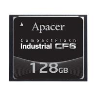 Apacer Memory America - AP-CF128GLANS-ETNRG - MEM CARD COMPACTFLASH 128GB MLC