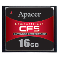 Apacer Memory America - AP-CF016GL9FS-ETNR - MEM CARD COMPACTFLASH 16GB MLC