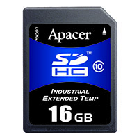Apacer Memory America - AP-ISD016GIA-1ATM - MEM CARD SDHC 16GB CLASS 6 MLC