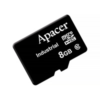 Apacer Memory America - AP-MSD08GCA-1ATM - MEM CARD MICROSDHC 8GB CLS10 MLC
