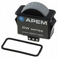 APEM Inc. - CW-A0GY1A00A0 - SWITCH THUMBWHEEL HALL EFFECT