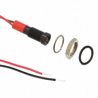 APEM Inc. - Q6R3BXXR24E - LED PANEL MOUNT INDICATOR RED