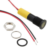 APEM Inc. - Q8F3BXXHY110E - LED PMI FLUSH 110VAC YELLOW