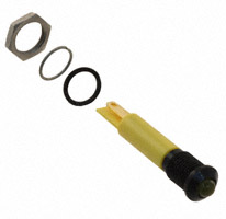 APEM Inc. - Q8P1BXXY24E - INDICATOR 24V 8MM PROMINENT YEL