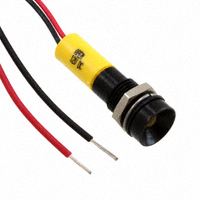 APEM Inc. - Q8R3BXXY12E - LED PM INDICATOR RECESSED YELLOW
