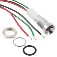 APEM Inc. - Q8R3CZZRYG24E - LED PMI RECESSED GR/RD/YLW