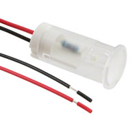APEM Inc. - QS123XXW12 - INDICATOR 12MM FIXED WH 12V WIRE