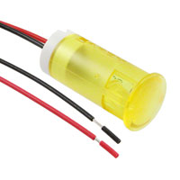 APEM Inc. - QS123XXY12 - INDICATOR 12MM FIXED YE 12V WIRE