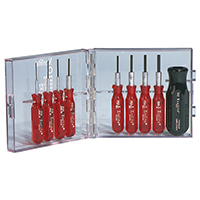 Apex Tool Group - PS89 - SCREWDRIVER SET HEX W/CASE 9PC