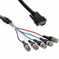 Assmann WSW Components - AK553-2-R - CABLE VGA TO 5 X BNC MONITOR 2M