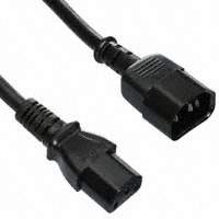 Assmann WSW Components - AK500-OE-11-1.5 - CORD SVT 18AWG 3COND 1.5M BLK