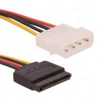 Assmann WSW Components - AK-SATA-PC-015 - CABLE PWR SUPPLY 15-4 POS .15M