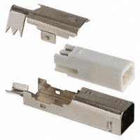 Assmann WSW Components - A-USBPB - CONN PLUG USB B-MALE SOLDER