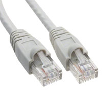 Amphenol Commercial Products - MP-64RJ45UNNW-001 - CABLE MOD 8P8C PLUG-PLUG 1'