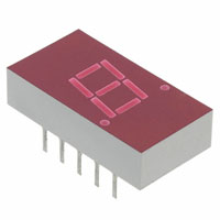 Broadcom Limited - 5082-7613 - LED 7-SEG 7.6MM CC HE RED RHD