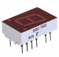 Broadcom Limited - 5082-7653 - LED 7-SEG 10.9MM CC HE RED RHD