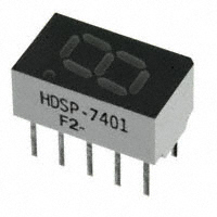 Broadcom Limited - HDSP-7401 - LED 7-SEG 7.6MM CA YELLOW