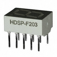 Broadcom Limited - HDSP-F203 - LED 7-SEG 10MM CC HE RED RHD