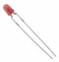 Broadcom Limited - HLMP-1301-E0002 - LED RED DIFF 3MM ROUND T/H