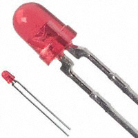 Broadcom Limited - HLMP-1321 - LED RED CLEAR 3MM ROUND T/H