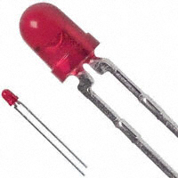 Broadcom Limited - HLMP-1600 - LED RED DIFF 3MM ROUND T/H