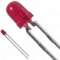 Broadcom Limited - HLMP-1601 - LED RED DIFF 3MM ROUND T/H