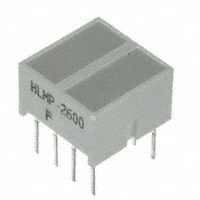 Broadcom Limited - HLMP-2600 - LED LT BAR 8.89X3.81MM DUAL HER
