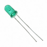 Broadcom Limited - HLMP-3519-F0002 - LED GREEN CLEAR 5MM ROUND T/H