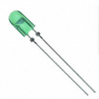 Broadcom Limited - HLMP-AM87-TW000 - LED GREEN CLEAR 5MM OVAL T/H