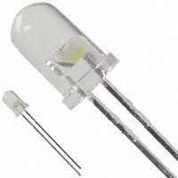 Broadcom Limited - HLMP-CW30-PS000 - LED COOL WHITE CLEAR 5MM RND T/H