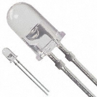 Broadcom Limited - HLMP-D155 - LED RED CLEAR 5MM ROUND T/H
