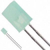 Broadcom Limited - HLMP-S501 - LED GREEN DIFF 5X2MM RECT T/H