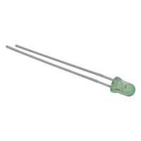 Broadcom Limited - HLMP-Y802-F0000 - LED GREEN CLEAR 3MM ROUND T/H