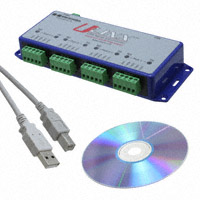 B&B SmartWorx, Inc. - USOPTL4-4P - CONVERT USB-ISO 4PORT RS422/485