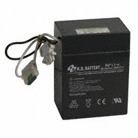 B B Battery - BP13-6-WH - BATTERY LEAD ACID 6V 13AH