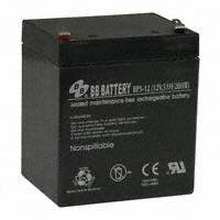 B B Battery - BP5-12-T1 - BATTERY LEAD ACID 12V 5AH