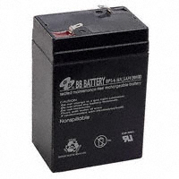 B B Battery - BP5-6T2 - BATTERY LEAD ACID 6V 5AH