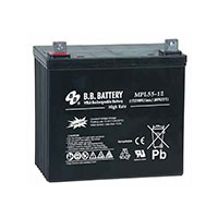 B B Battery - MPL55-12S-I2 - BATTERY LEAD ACID 12V 53AH