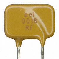 Bel Fuse Inc. - 0ZRF0018FF1A - PTC RESETTABLE 60V 0.18A RADIAL