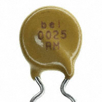 Bel Fuse Inc. - 0ZRM0025FF1E - PTC RESET 0.25A 120VAC/VDC RAD