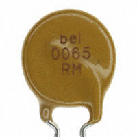 Bel Fuse Inc. - 0ZRM0065FF1E - PTC RESET 0.65A 120VAC/VDC RAD