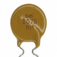 Bel Fuse Inc. - 0ZRM0075FF1E - PTC RESET 0.75A 120VAC/VDC RAD