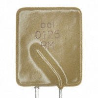 Bel Fuse Inc. - 0ZRM0125FF1A - PTC RESET 1.25A 120VAC/VDC RAD