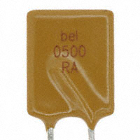 Bel Fuse Inc. - 0ZRA0500FF1E - PTC RESETTABLE 16V 5A RADIAL