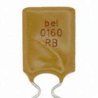 Bel Fuse Inc. - 0ZRB0160FF1E - PTC RESETTABLE 30V 1.60A RADIAL