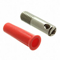 Cal Test Electronics - CT2215-2 - 4MM JACK, DIY SCREW - RED