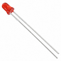 Broadcom Limited - HLMP-Y301-F0000 - LED RED CLEAR 3MM ROUND T/H